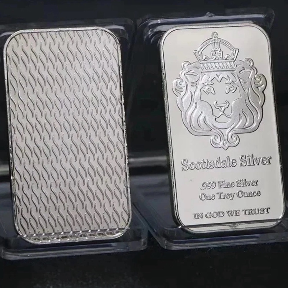 .999 Fine Silver Bar - One Troy Ounce - CLAD